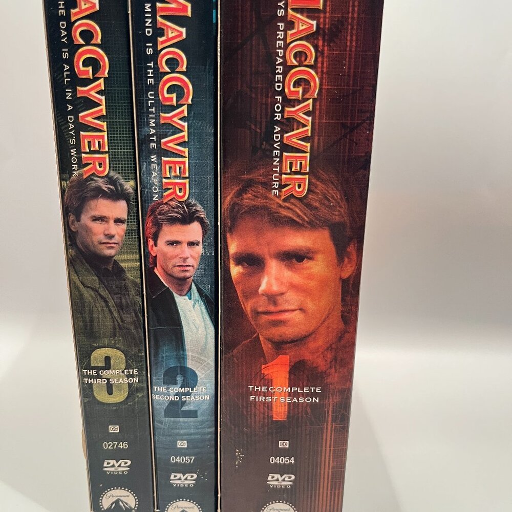 MACGYVER SERIES SEASONS 1-3 BOXED SETS